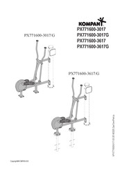 KOMPAN PX771600-3617G Manual De Instrucciones