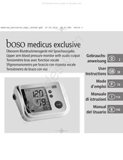 boso medicus exclusive Manual De Instrucciones