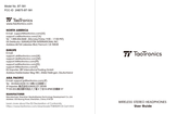 TaoTronics BT-581 Manual Del Usuario