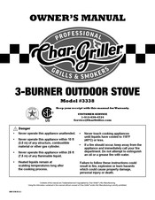 Char-Griller 3338 Manual Del Propietário