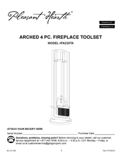 Pleasant Hearth FA219TA Manual De Instrucciones