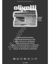 Olivetti Copia 9915F Manual De Instrucciones