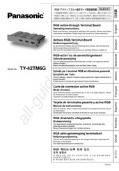 Panasonic TY-42TM6G Manual De Instrucciones