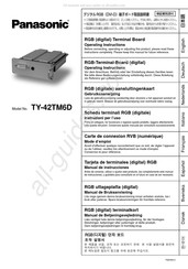 Panasonic TY-42TM6D Manual De Instrucciones