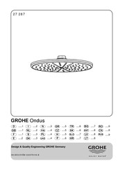 Grohe Ondus 27 287 Manual De Instrucciones