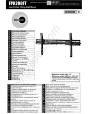 Omnimount FPK200FT Manual De Instrucciones