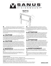 Sanus VisionMount VLT15 Manual Del Usuario