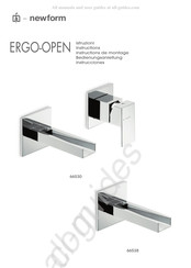 newform ERGO-OPEN 66530 Instrucciones