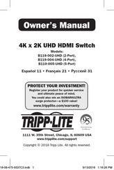 Tripp-Lite B119-005-UHD Manual Del Usuario