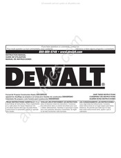 DeWalt DXH35FAHC Manual De Instrucciones