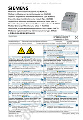 Siemens 5SV8101-6KK Instructivo