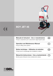 GEL BOY JET 4S Manual De Instrucciones, Uso Y Mantenimiento