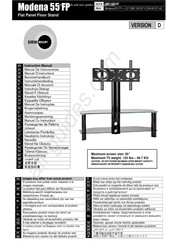 OMNI mount Modena 55FP Manual De Instrucciones