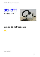 SCHOTT KL 1500 LED Manual De Instrucciones