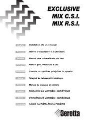 Beretta EXCLUSIVE MIX R.S.I. Manual Para La Instalación Y El Uso