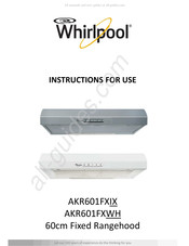 Whirlpool AKR601FXWH Instrucciones De Uso