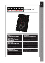 König Electronic KN-DJMIXER60 Manual De Uso