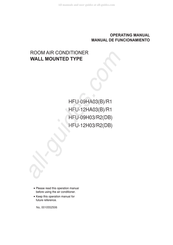 Haier HFU-12H03/R2(DB) Manual De Funcionamiento