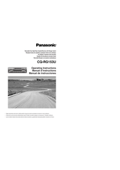 Panasonic CQ-RG153U Manual De Instrucciones