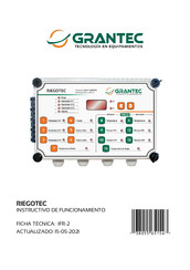 grantec RIEGOTEC Instructivo De Funcionamiento