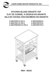 Linon 44037WHT01U Instrucciones De Montaje