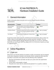 SEH IC144-FASTBOX-FL Manual Del Usuario