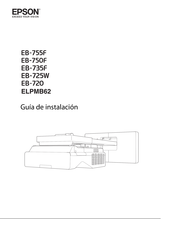 Epson PowerLite EB-750F Guía De Instalación Rápida