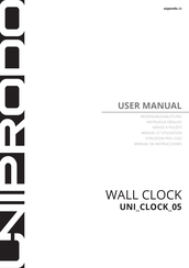 Expondo UNIPRODO UNI CLOCK 05 Manual Del Usuario