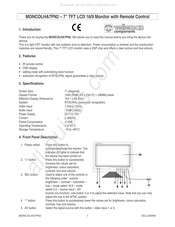 Velleman MONCOLHA7PN2 Manual De Instrucciones