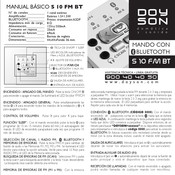 Doyson S 10 FM Manual Básico