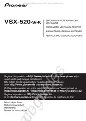 Pioneer VSX-520-K Manual De Instrucciones