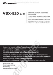 Pioneer VSX-520-S Manual De Instrucciones