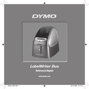 Dymo LabelWriter Duo Guía De Referencia Rápida