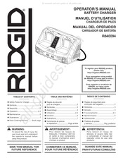 RIDGID R840094 Manual Del Operador