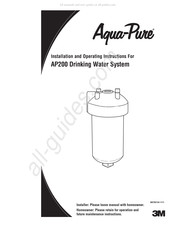 3M Aqua-Pure AP200 Manual Del Usuario