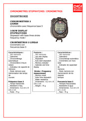 Digi Sport Instruments DIGISTROKE Guia Del Usuario