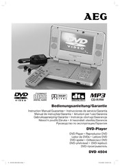 AEG DVD 4504 Manual Del Usuario