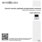 mundoclima KJR-120G/TF-E Manual De Instalación Y Usuario