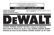 DeWalt DCB407 Manual De Instrucciones