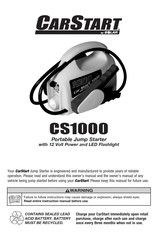 Solar CarStart CS1000 Manual Del Usuario