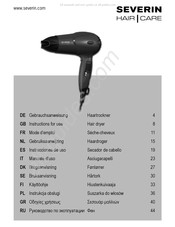 SEVERIN HT 0150 Instrucciones De Uso