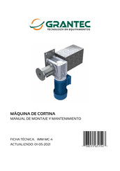 grantec M05CORTINA Manual De Montaje Y Mantenimiento