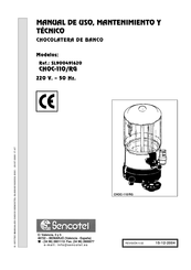 Sencotel CHOC-110/RG Manual De Uso, Mantenimiento Y Técnico