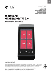 ICG WATTRATE TFT 2.0 Manual Del Usuario