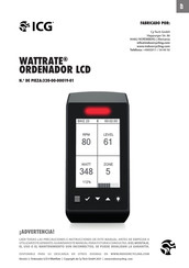 ICG WATTRATE LCD Manual Del Usuario