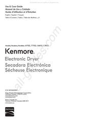 Kenmore 77102 Manual De Uso Y Cuidado