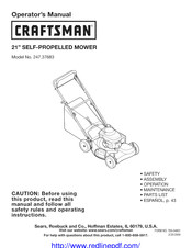 Craftsman 247.37683 Manual Del Operador