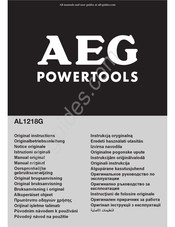 AEG AL1218G Manual Original