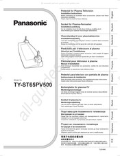 Panasonic TY-ST65PV500 Manual De Instrucciones