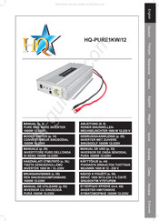 HQ PURE1KW/12 Manual De Uso